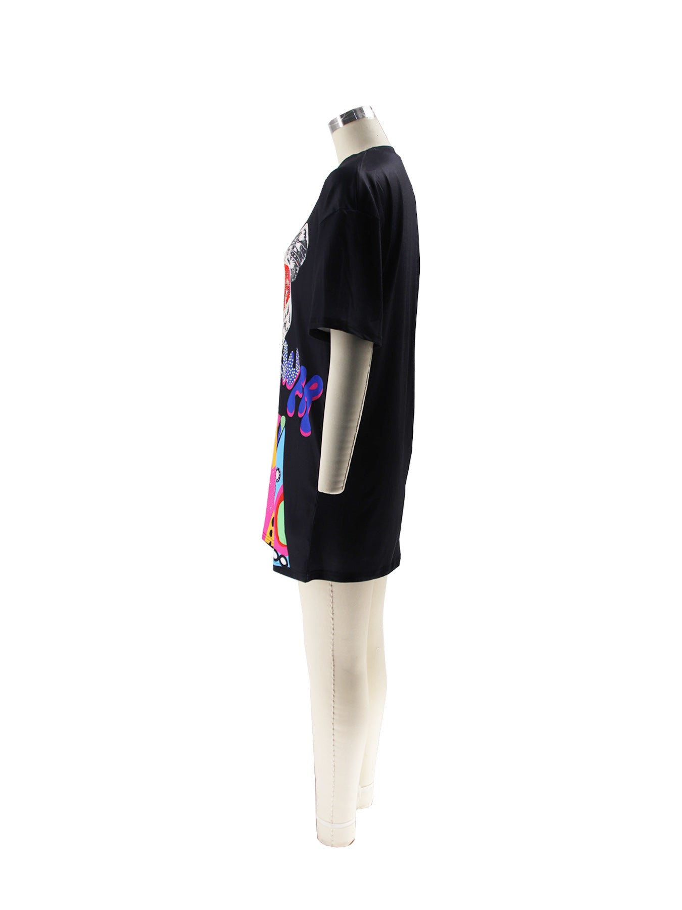 Women casual print street short-sleeved T-shirt