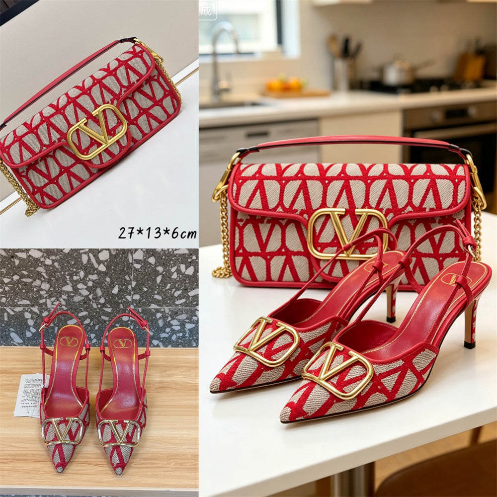 High quality sandals & shoulder bag set free shipping VAL