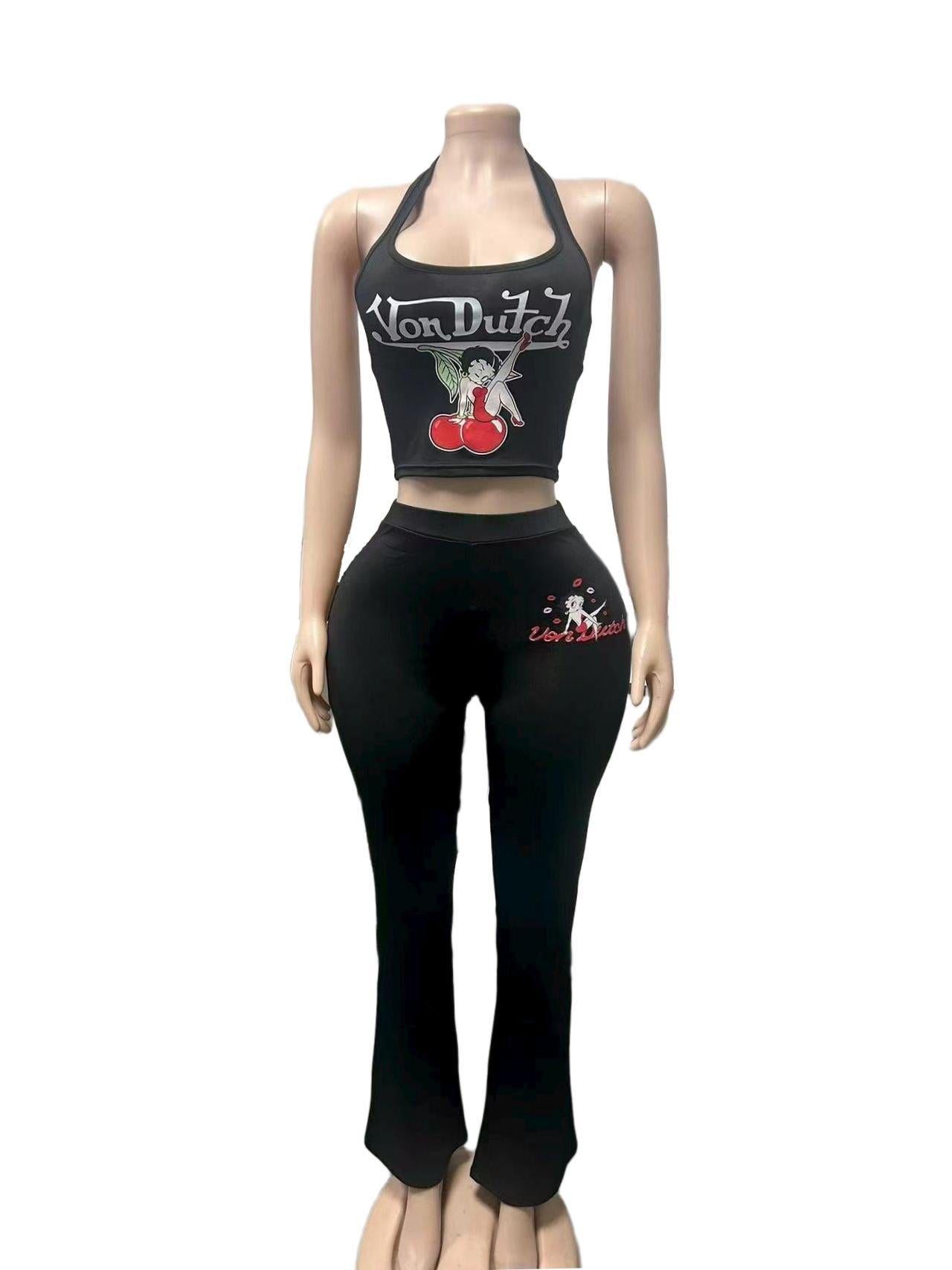 Tank Top Long Pants Two-Piece Set