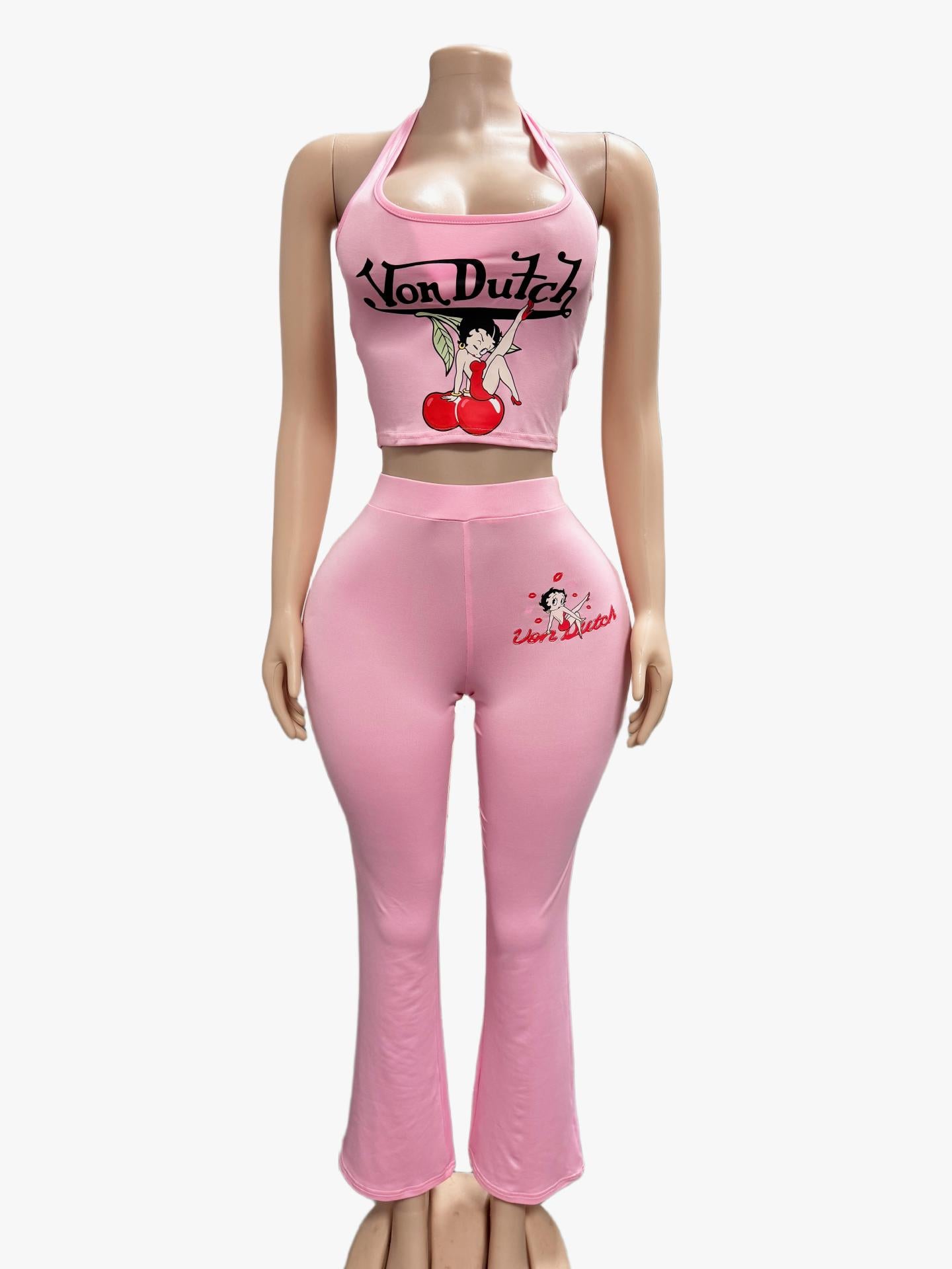 Tank Top Long Pants Two-Piece Set