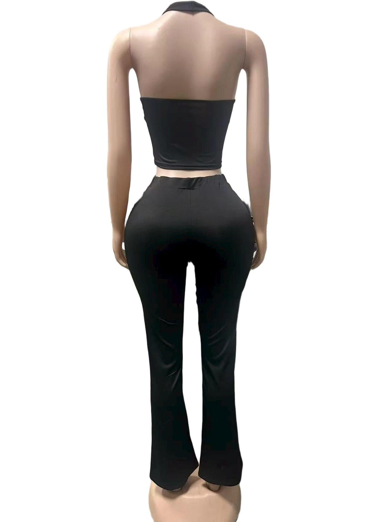 Tank Top Long Pants Two-Piece Set